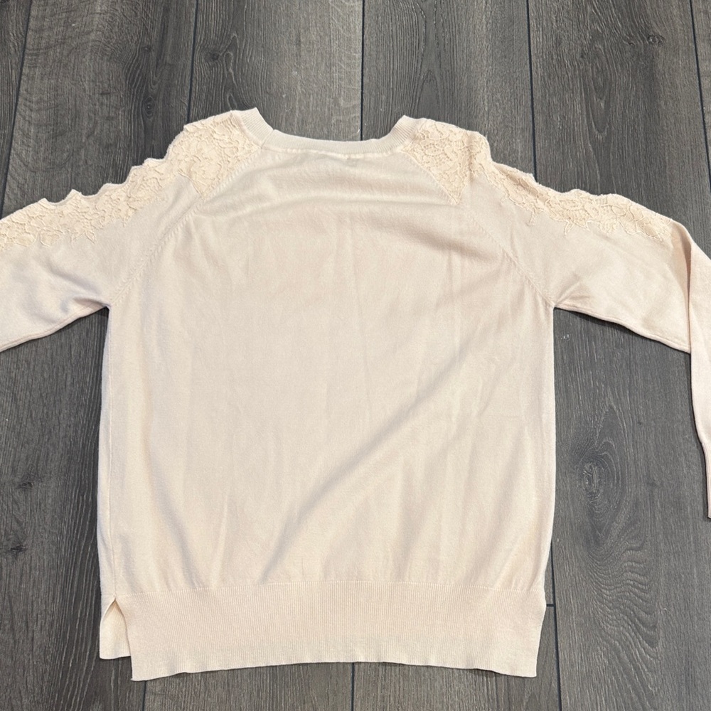 Topshop Women’s Sweater in Cream Size 8 - Picture 4 of 4